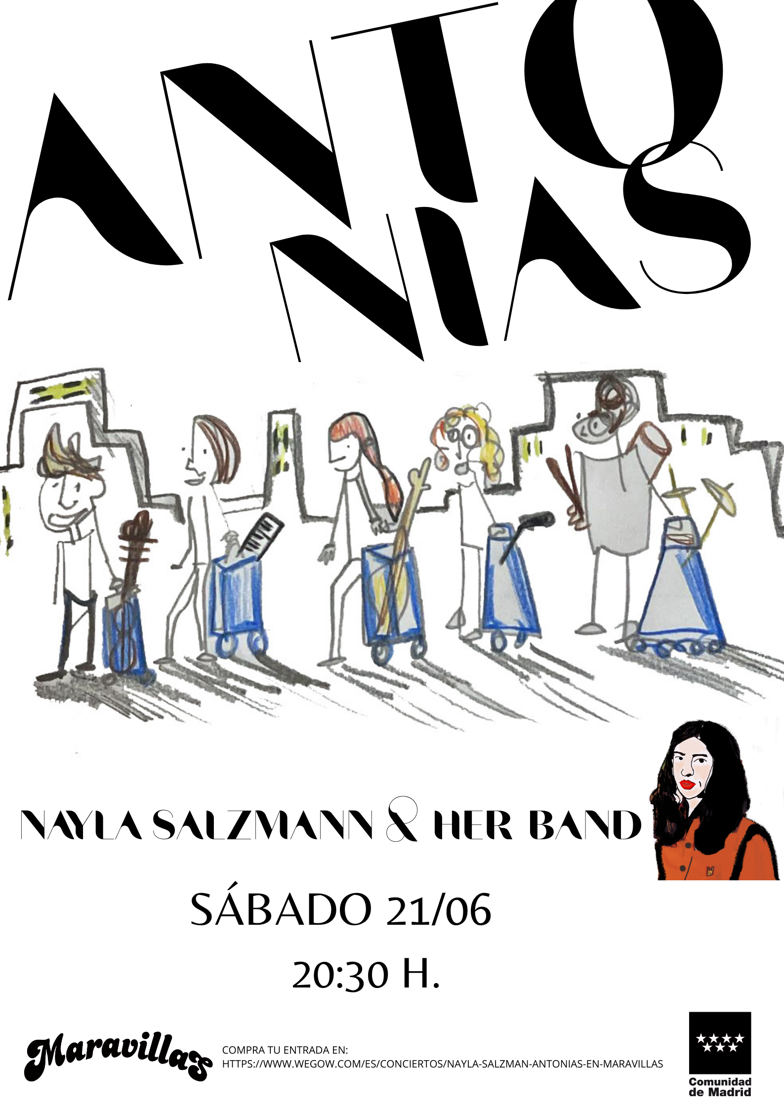 Fotografía promocional de Antonias + Nayla Salzmann en Maravillas