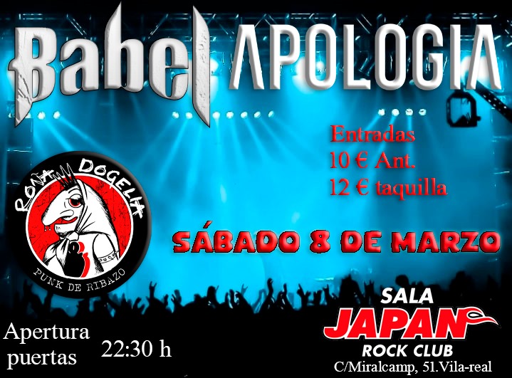 Fotografía promocional de APOLOGIA + DOÑA ROGELIA + BABEL