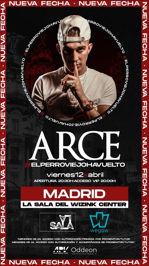 Fotografía promocional de ARCE EN MADRID (2ª FECHA)