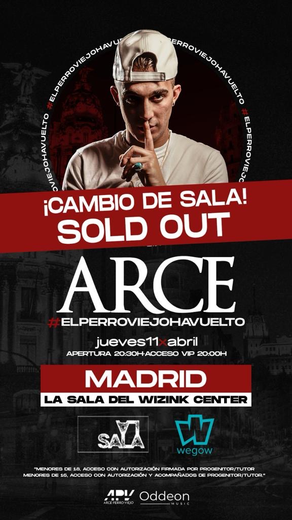 Fotografía promocional de Arce en Madrid