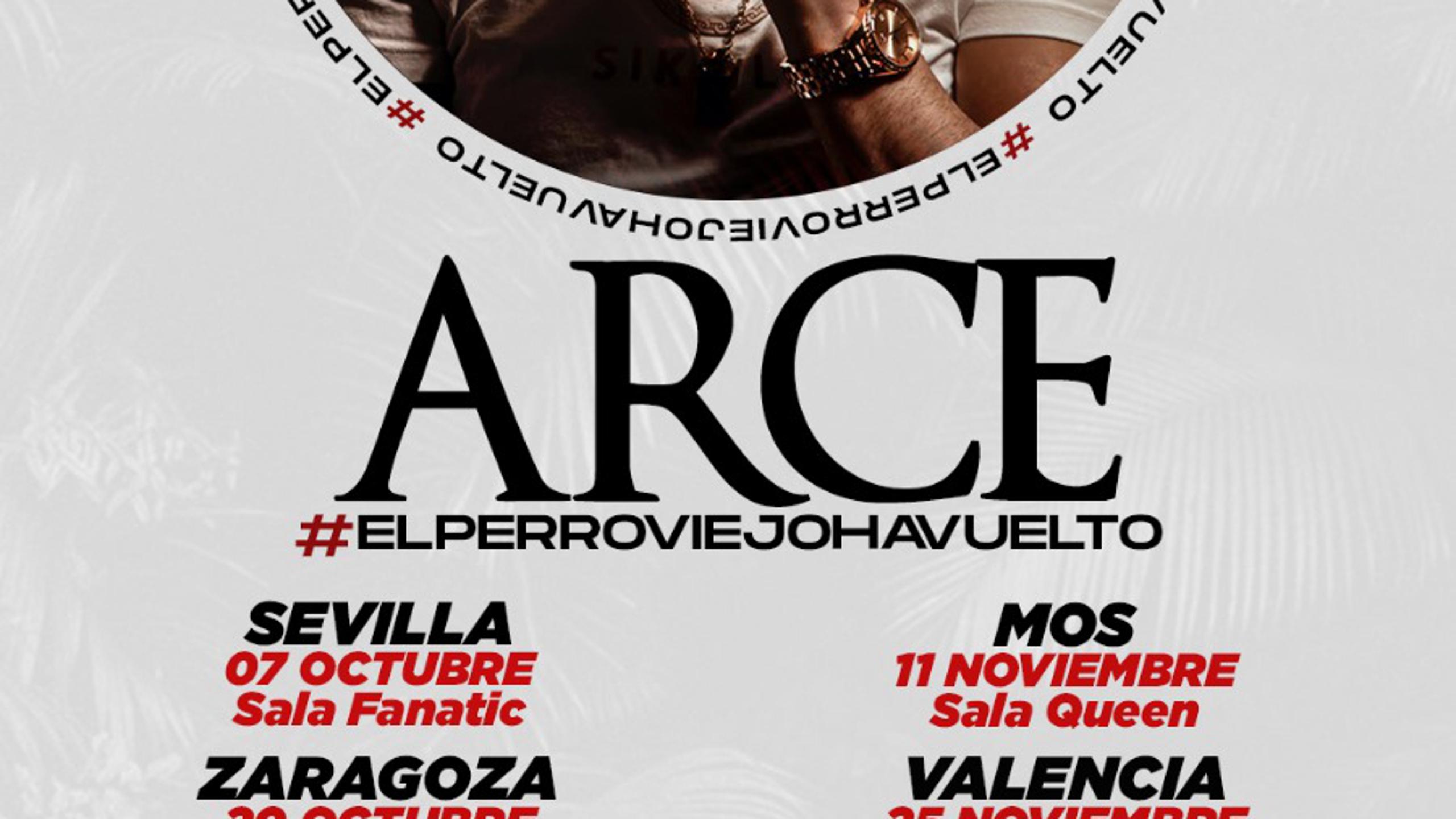 Fotografía promocional de Arce en Mos - Sala Queen