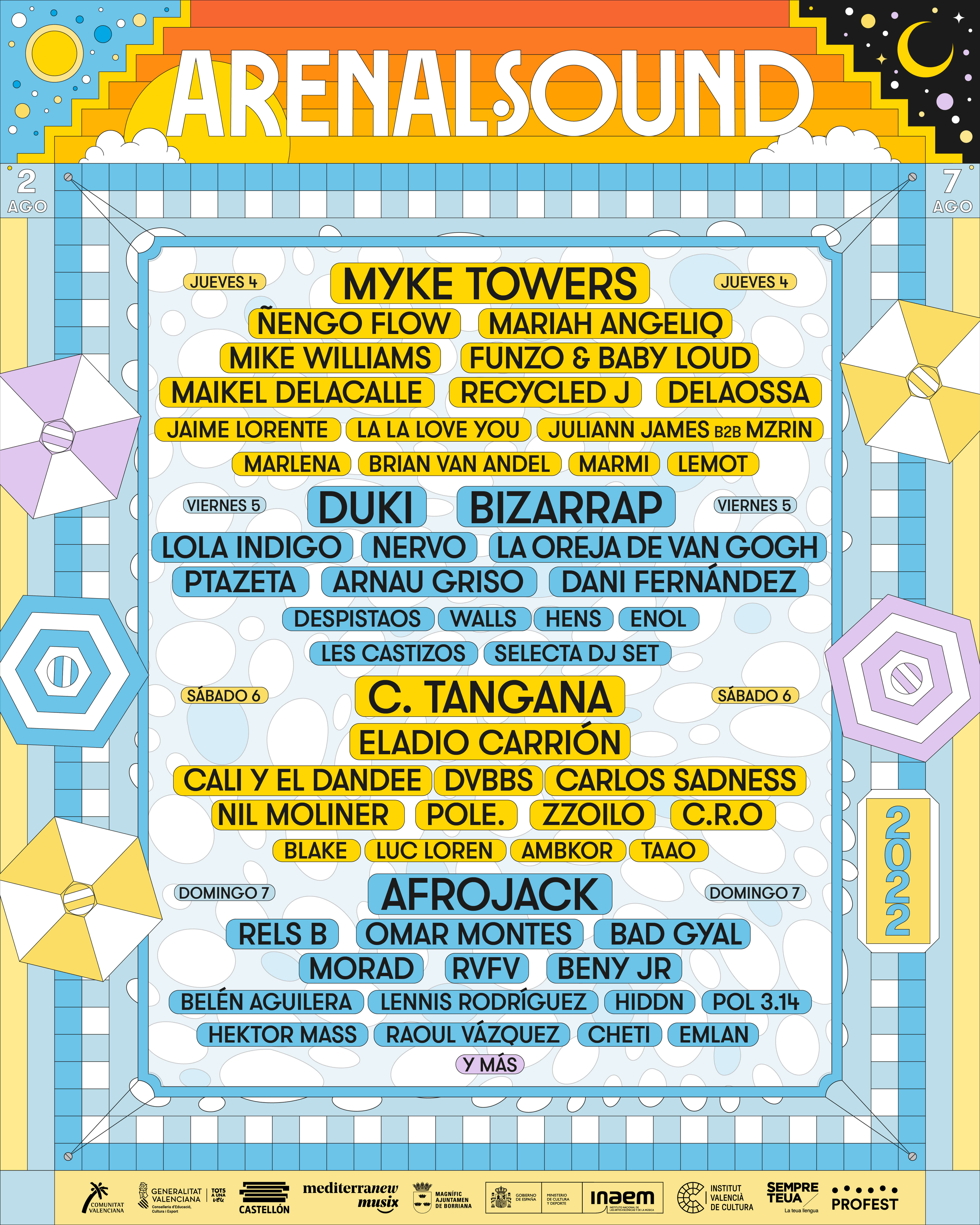 Promotional photograph of Arenal Sound 2022.