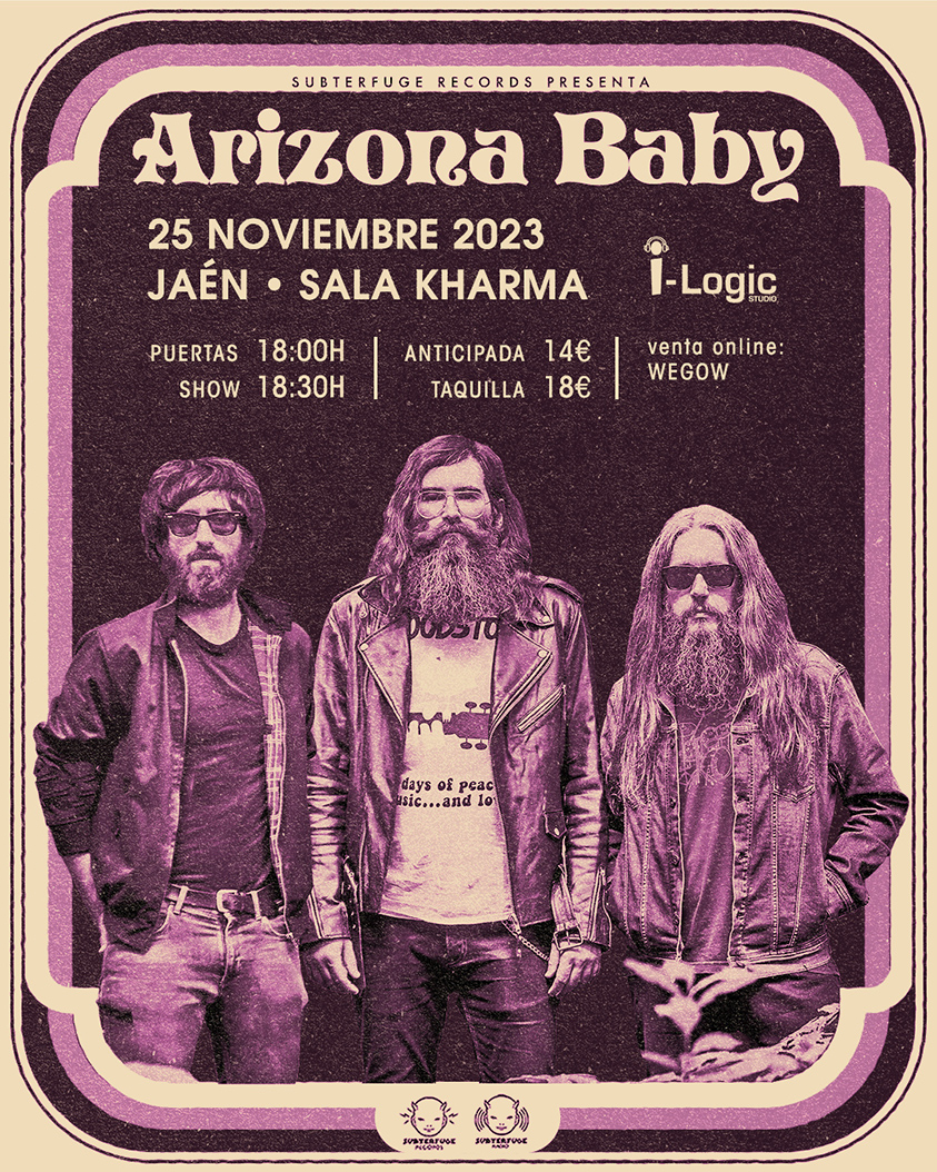 Fotografía promocional de ARIZONA BABY EN JAEN (sala Kharma)