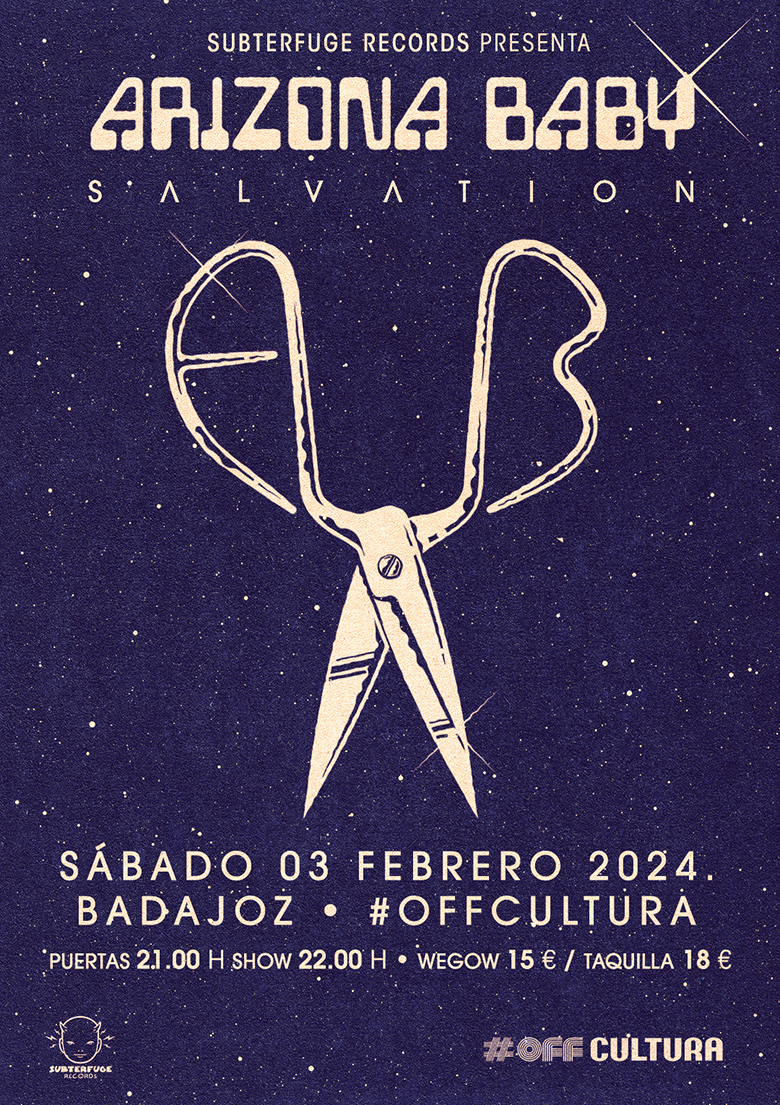 Fotografía promocional de ARIZONA BABY en BADAJOZ (OffCultura)