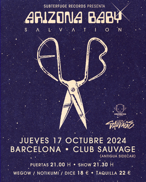 Fotografía promocional de Arizona Baby en Barcelona (SIDECAR)