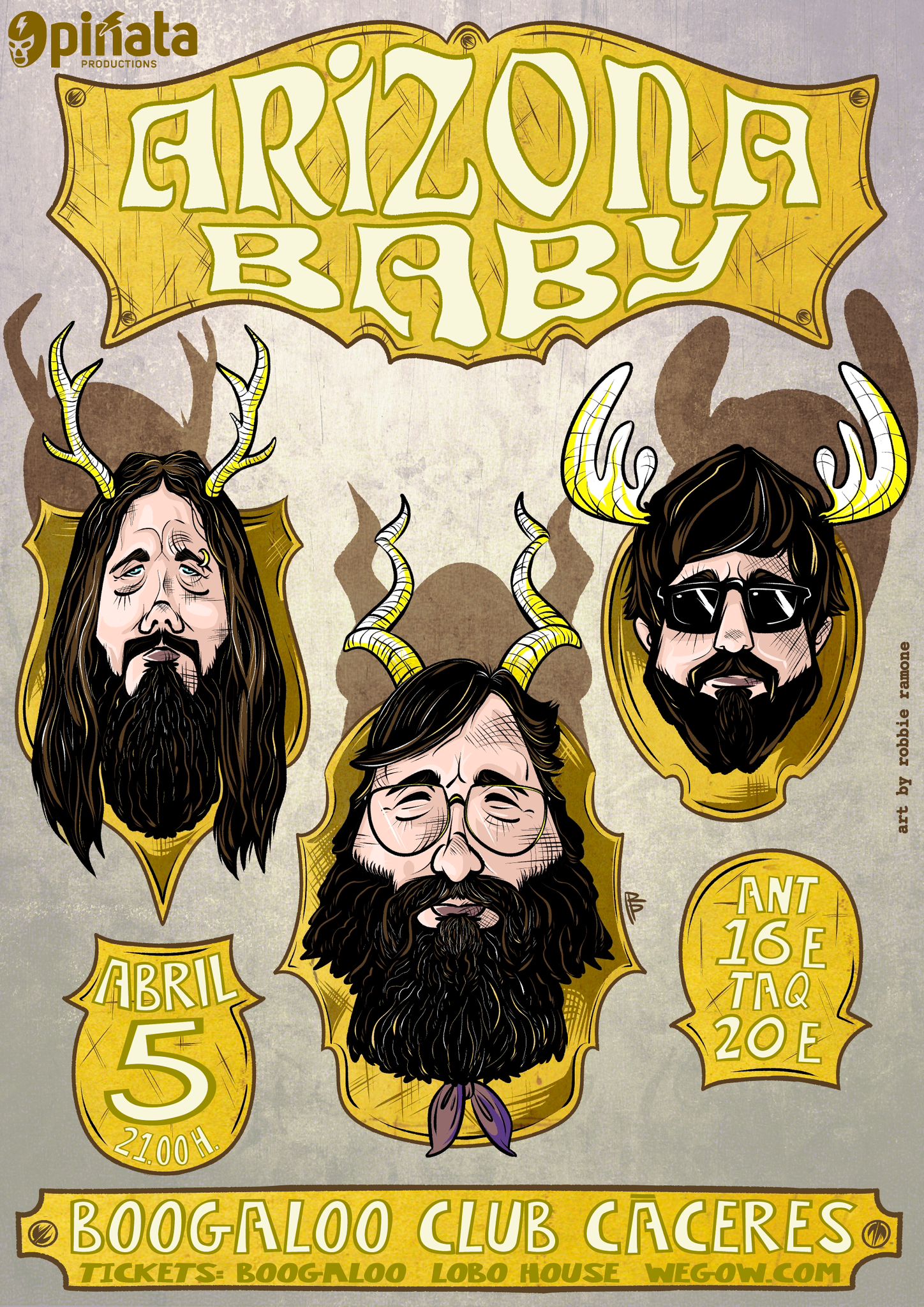 Fotografía promocional de ARIZONA BABY EN CÁCERES (Boogaloo)