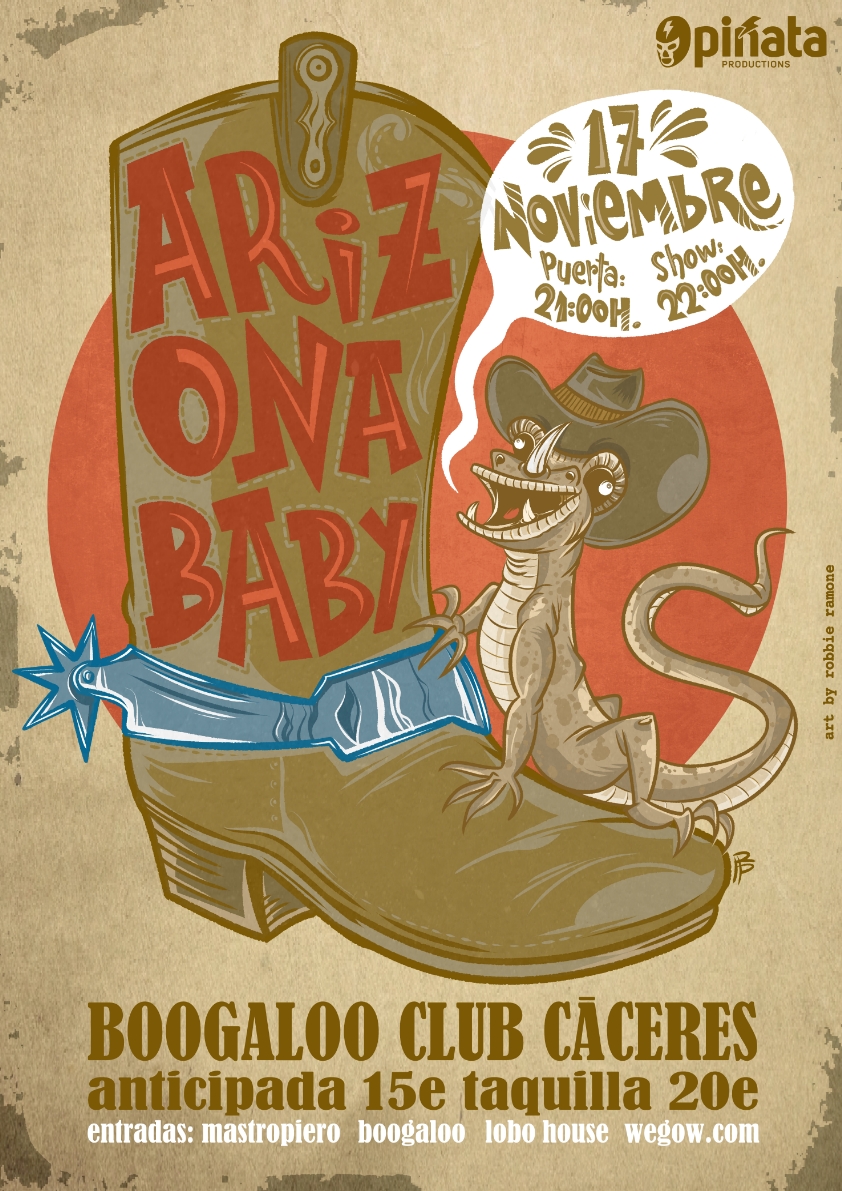 Fotografía promocional de ARIZONA BABY en Cáceres (Boogaloo )