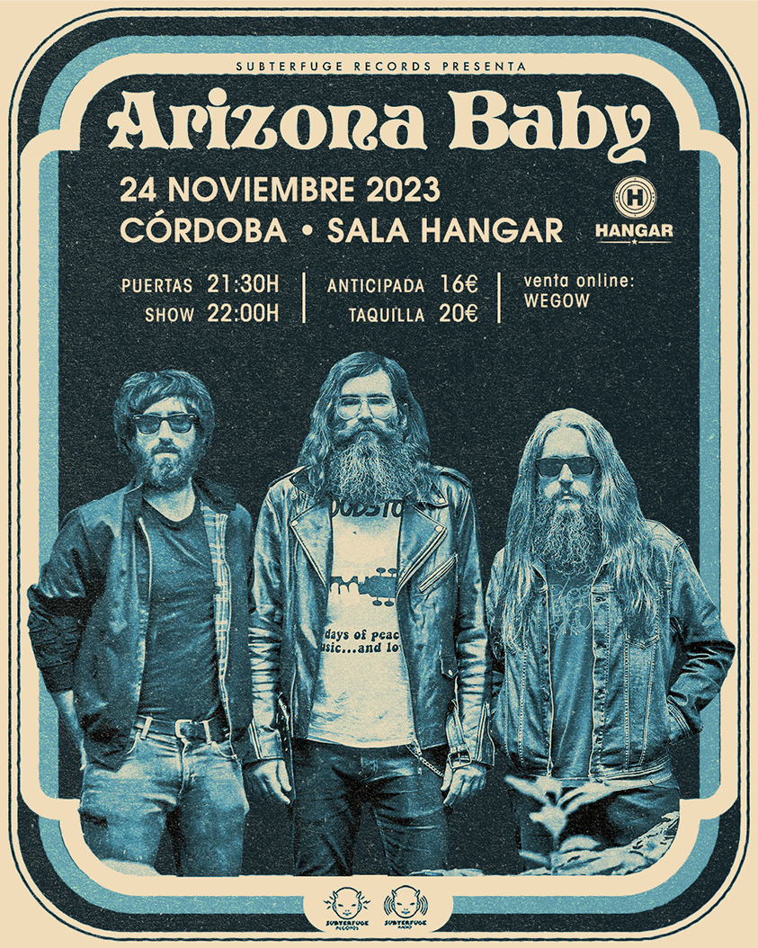 Fotografía promocional de ARIZONA BABY en CÓRDOBA (sala Hangar)