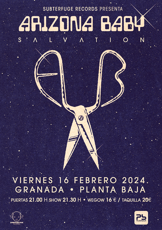 Fotografía promocional de ARIZONA BABY en GRANADA ( sala Planta Baja)