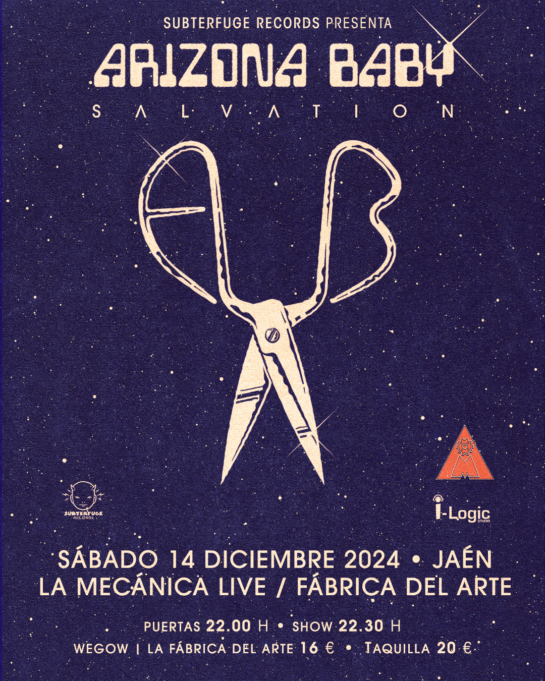 Fotografía promocional de ARIZONA BABY EN JAEN(Fábrica de Arte