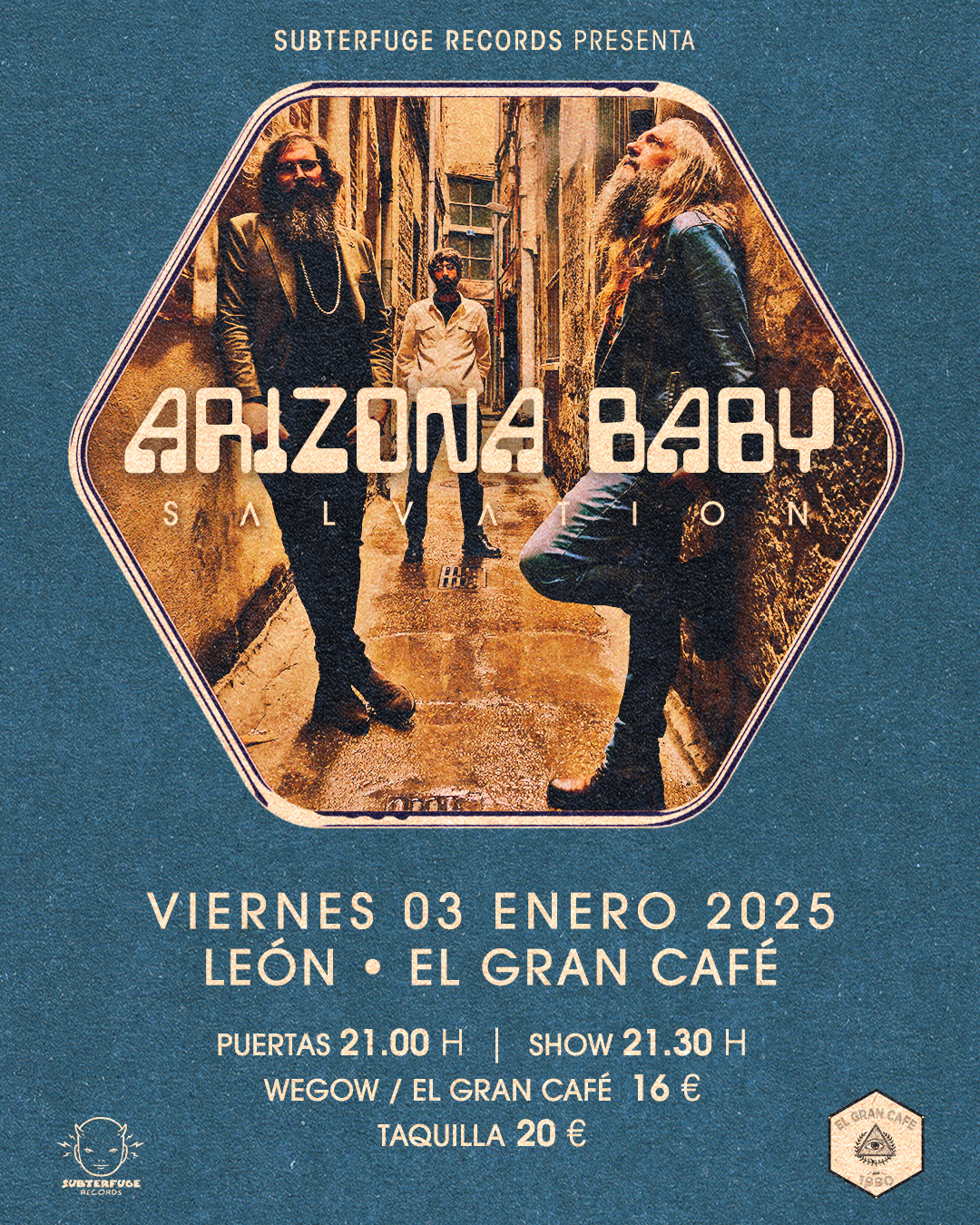 Fotografía promocional de ARIZONA BABY EN LEÓN (El Gran Café)
