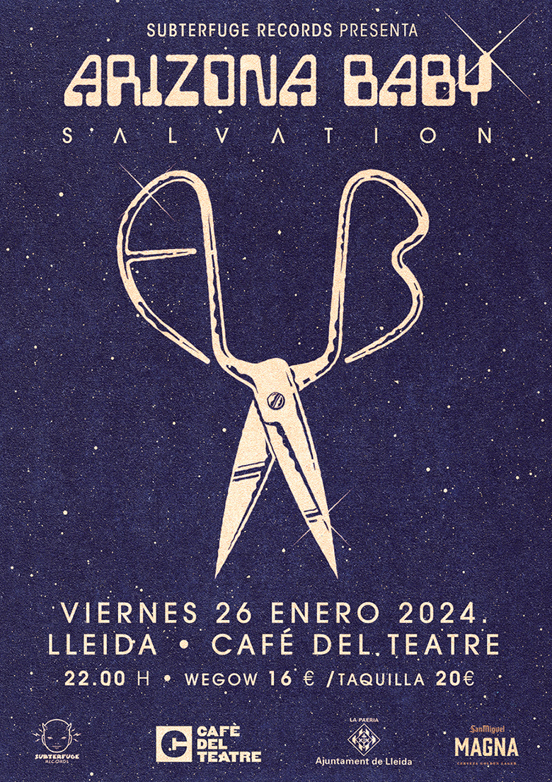 Fotografía promocional de ARIZONA BABY en LLEIDA ( Café del Teatre)