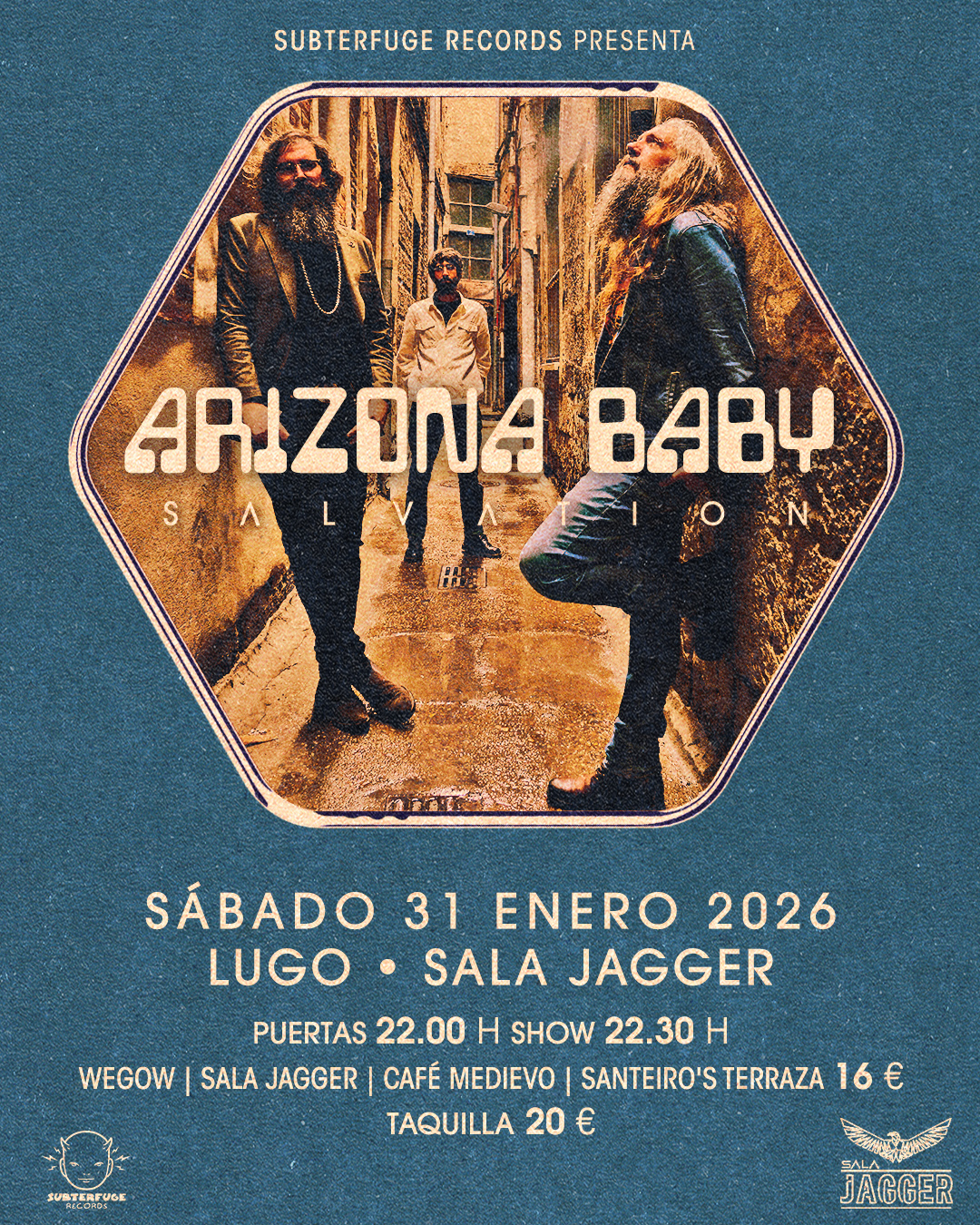 Fotografía promocional de ARIZONA BABY EN LUGO (Jagger)