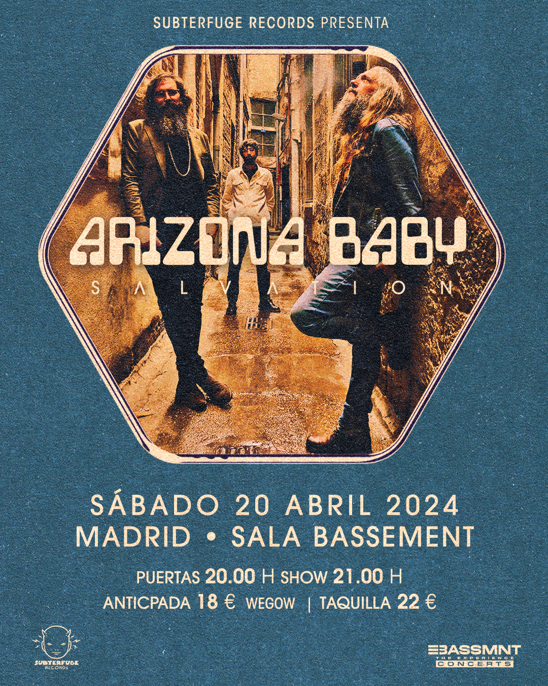 Fotografía promocional de ARIZONA BABY EN MADRID (Bassement)