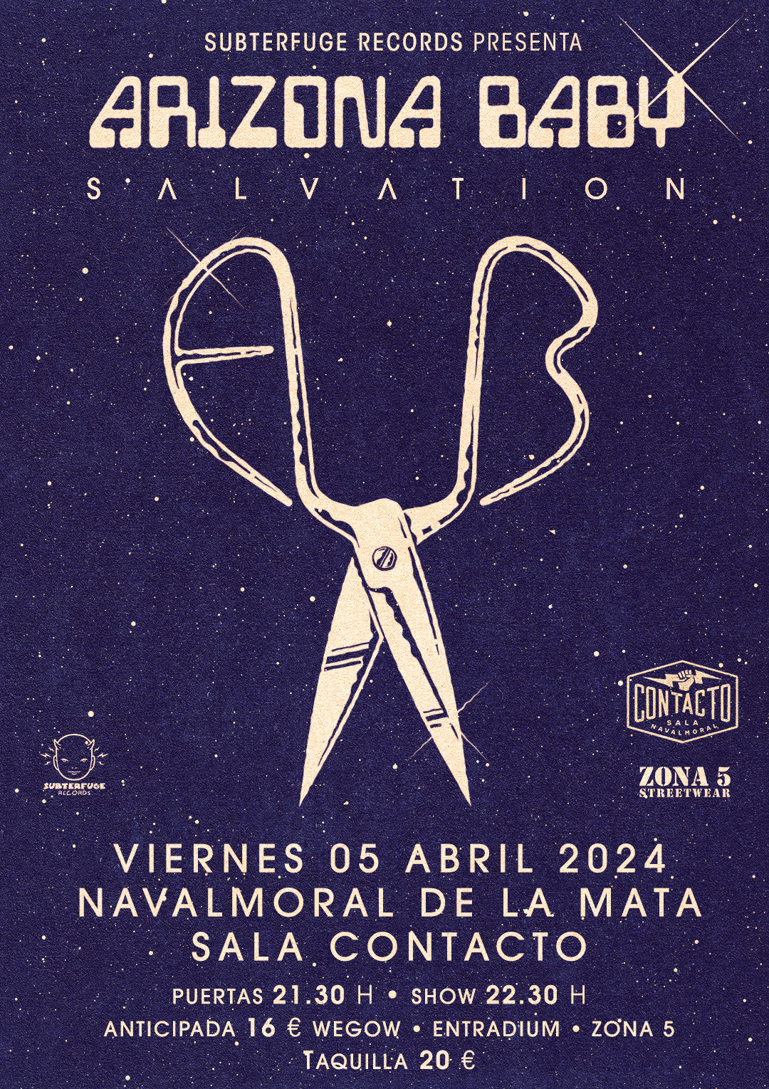 Fotografía promocional de ARIZONA BABY EN NAVALMORAL DE LA MATA (sala Contacto)