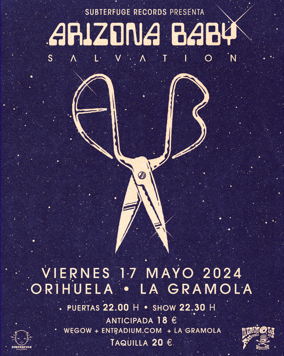 Fotografía promocional de Arizona Baby en Orihuela