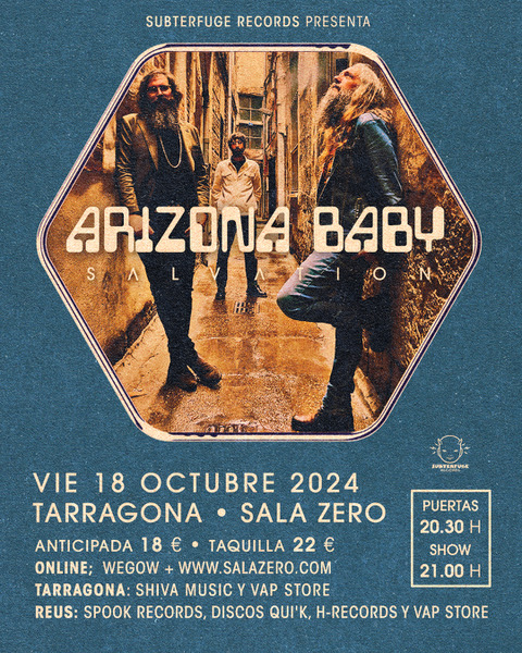 Fotografía promocional de Arizona Baby en Tarragona