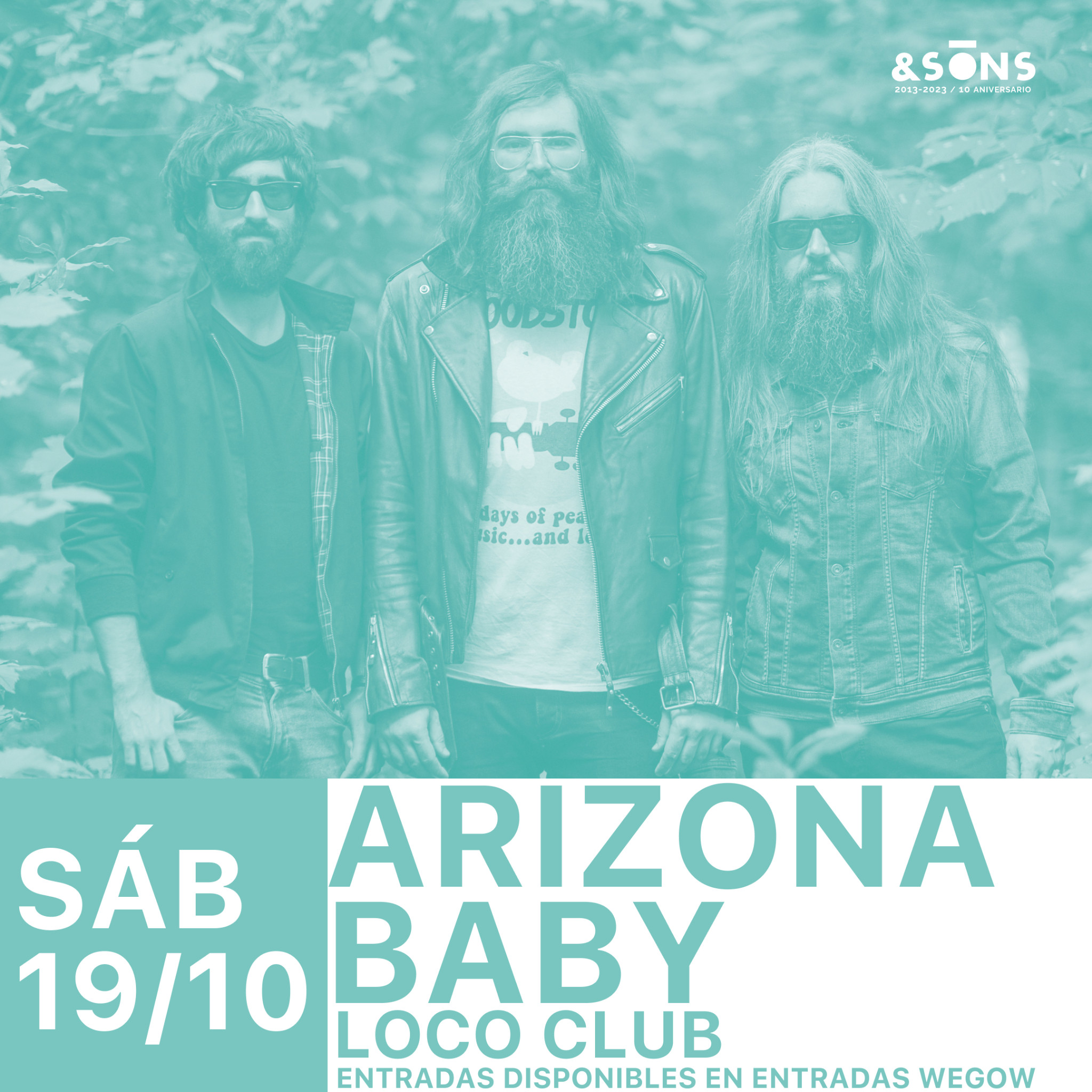 Fotografía promocional de Arizona Baby en Valencia