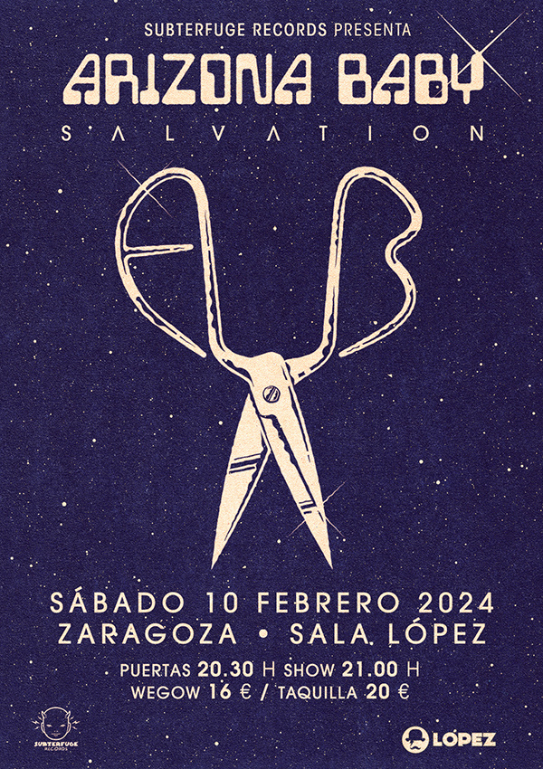 Fotografía promocional de ARIZONA BABY en ZARAGOZA (Lopez)