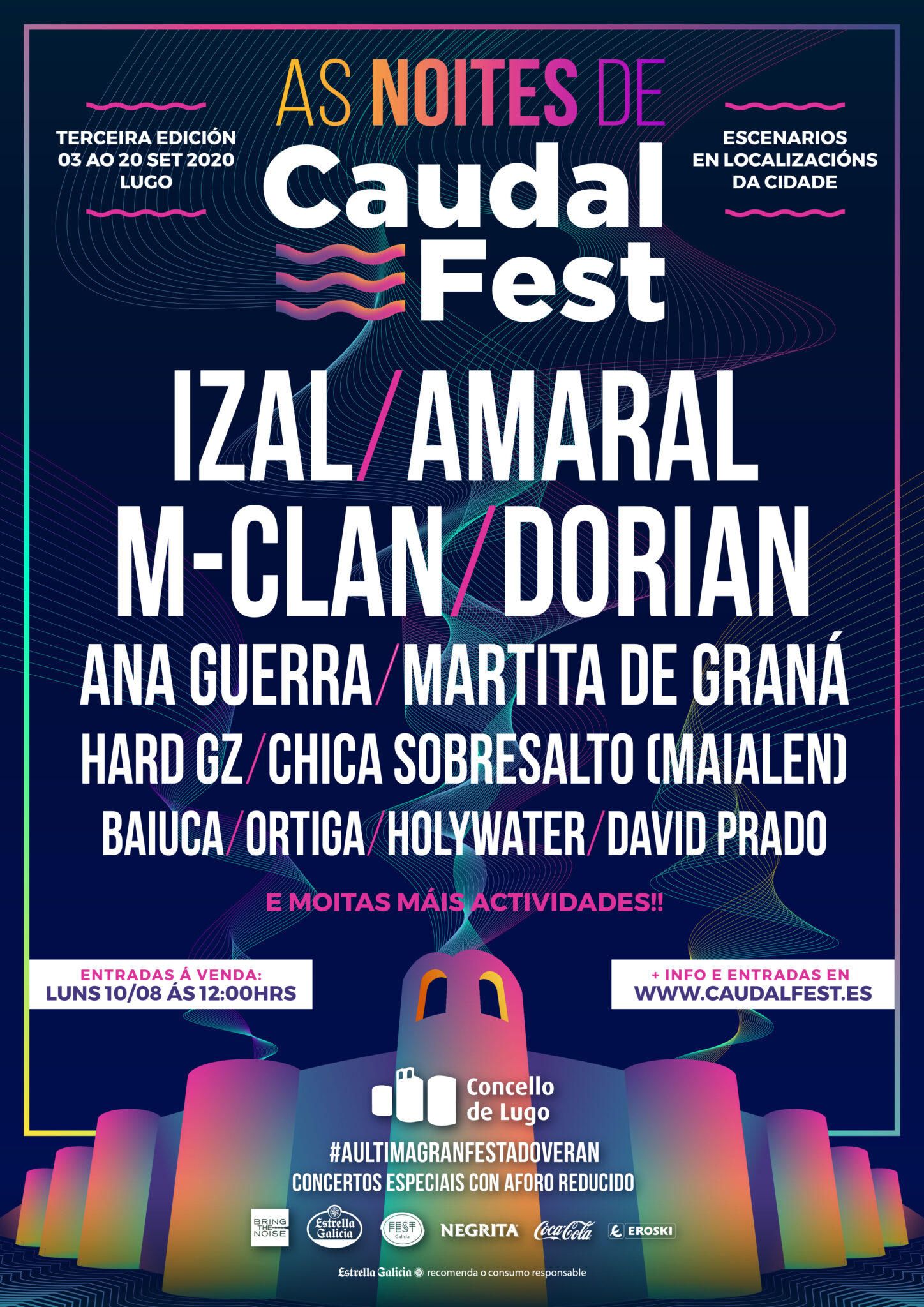 Fotografía promocional de As Noites De Caudal Fest