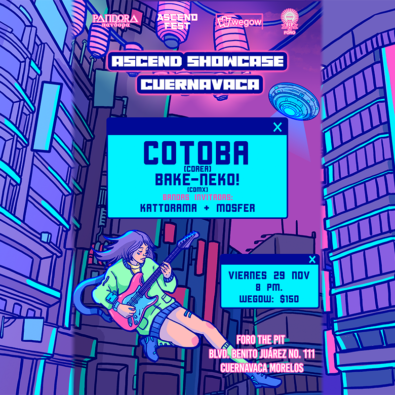 Fotografía promocional de Ascend Showcase Cuernavaca - cotoba (KR) + Bake-Neko! + Mosfer + Kattorama