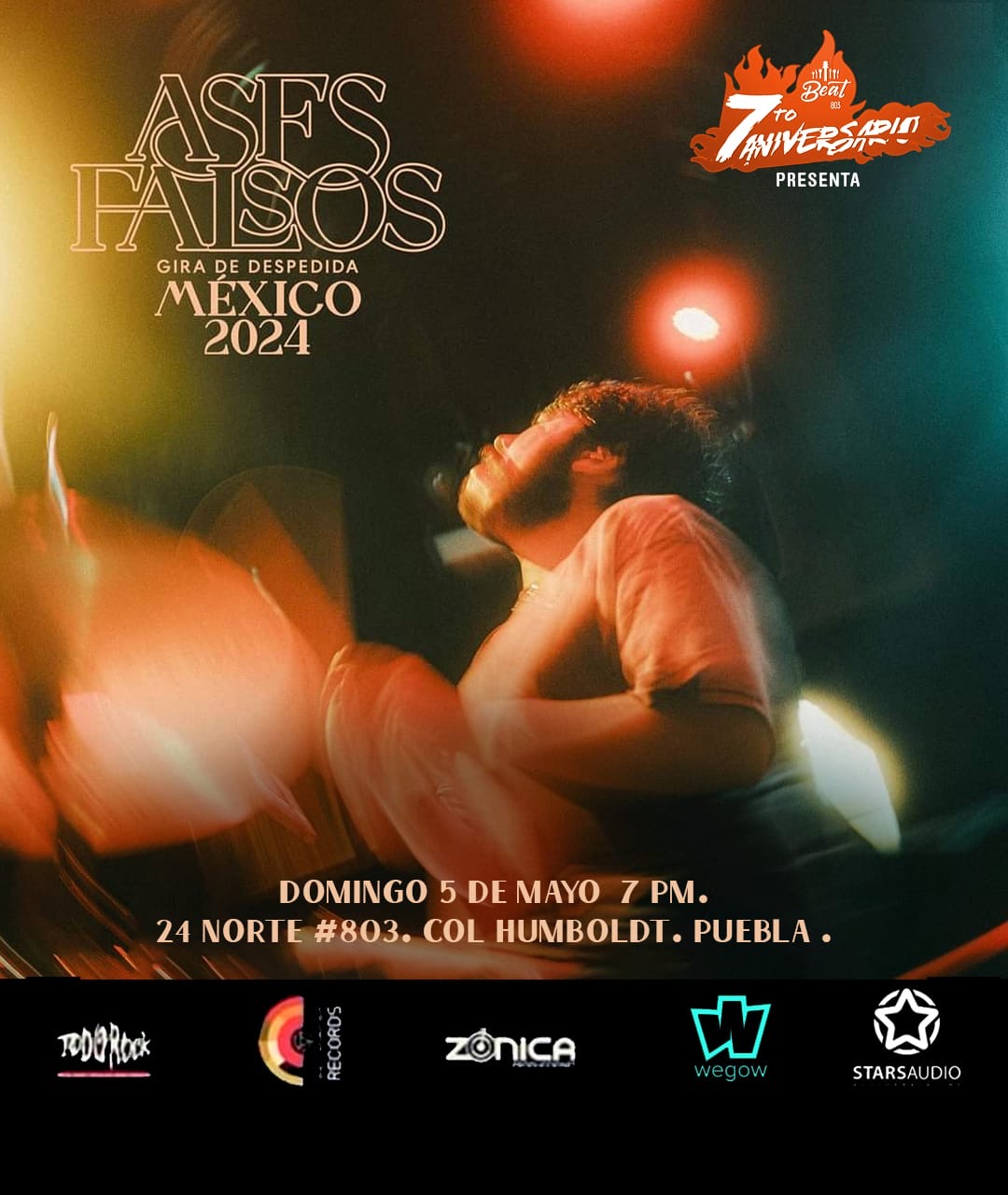 Photographie promotionnelle de Ases Falsos en Puebla.