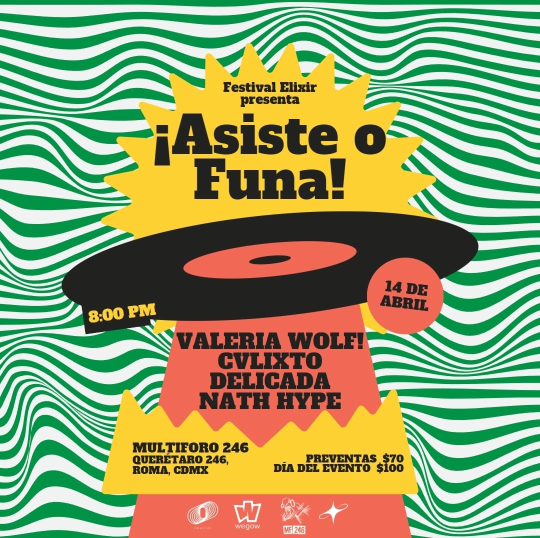Fotografía promocional de ¡Asiste o funa! en Multiforo 246
