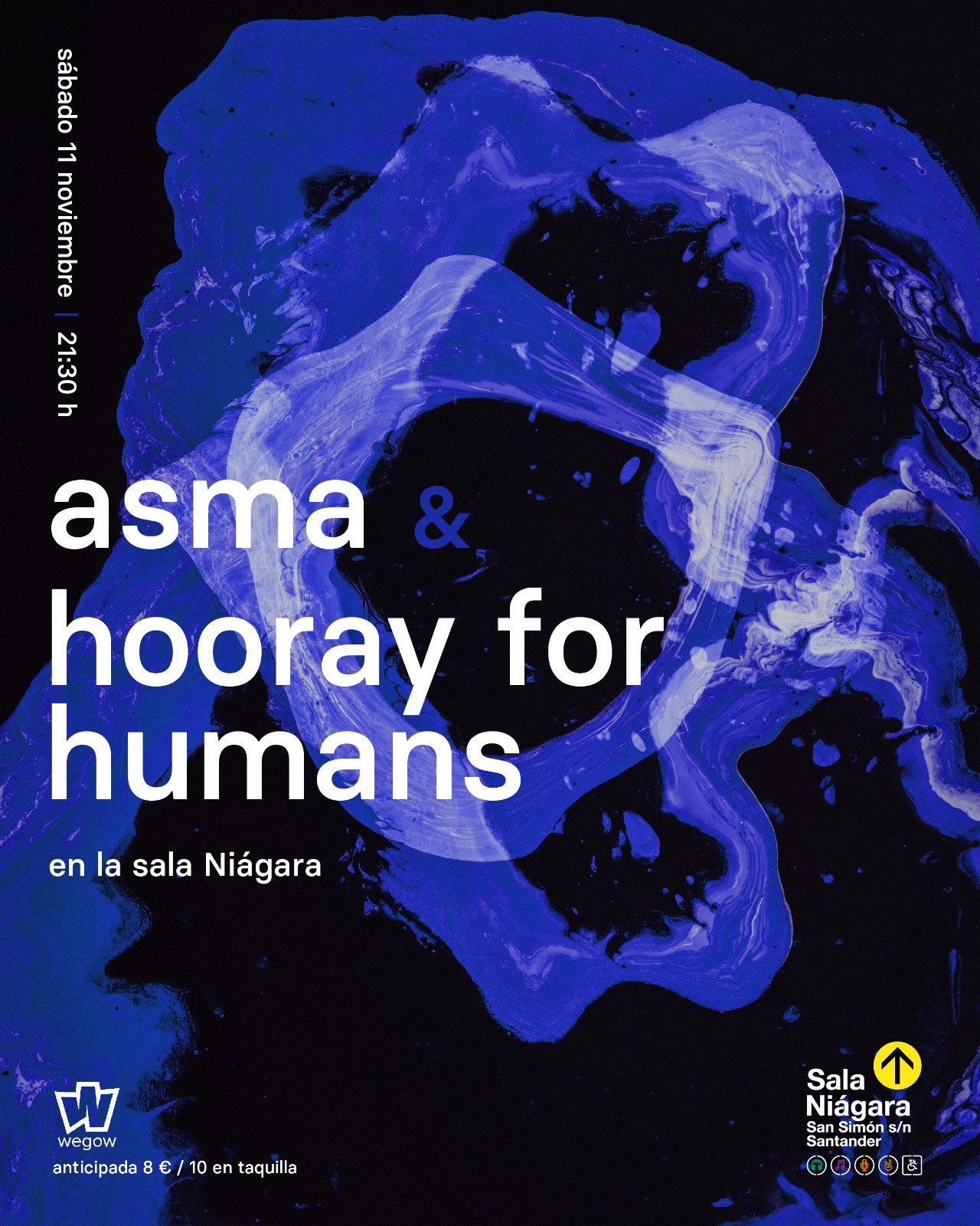 Fotografía promocional de Asma & Hooray For Humans en Santander