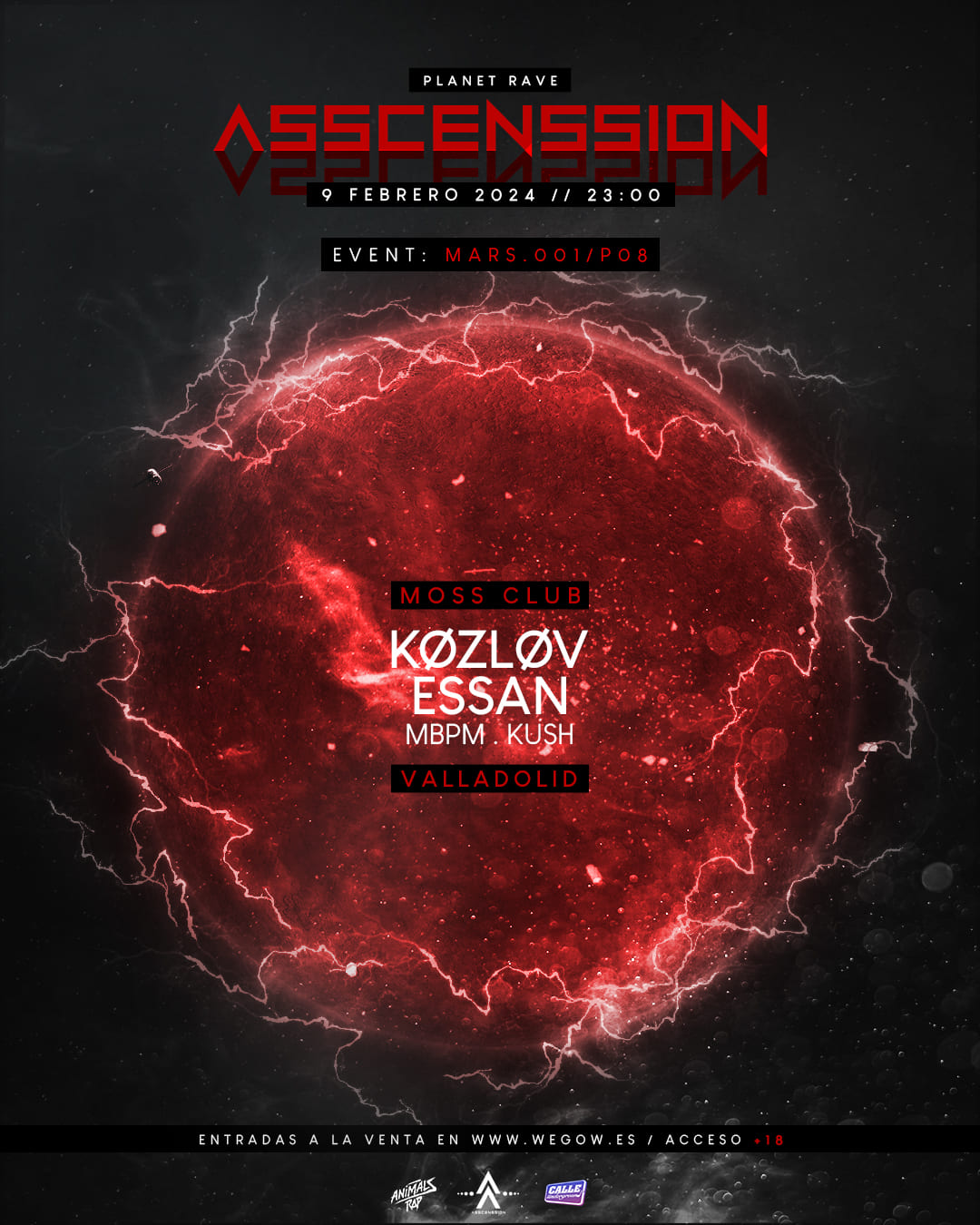 Fotografía promocional de ASSCENSSION 1: KØZLØV x ESSAN x MBPM x KUSH