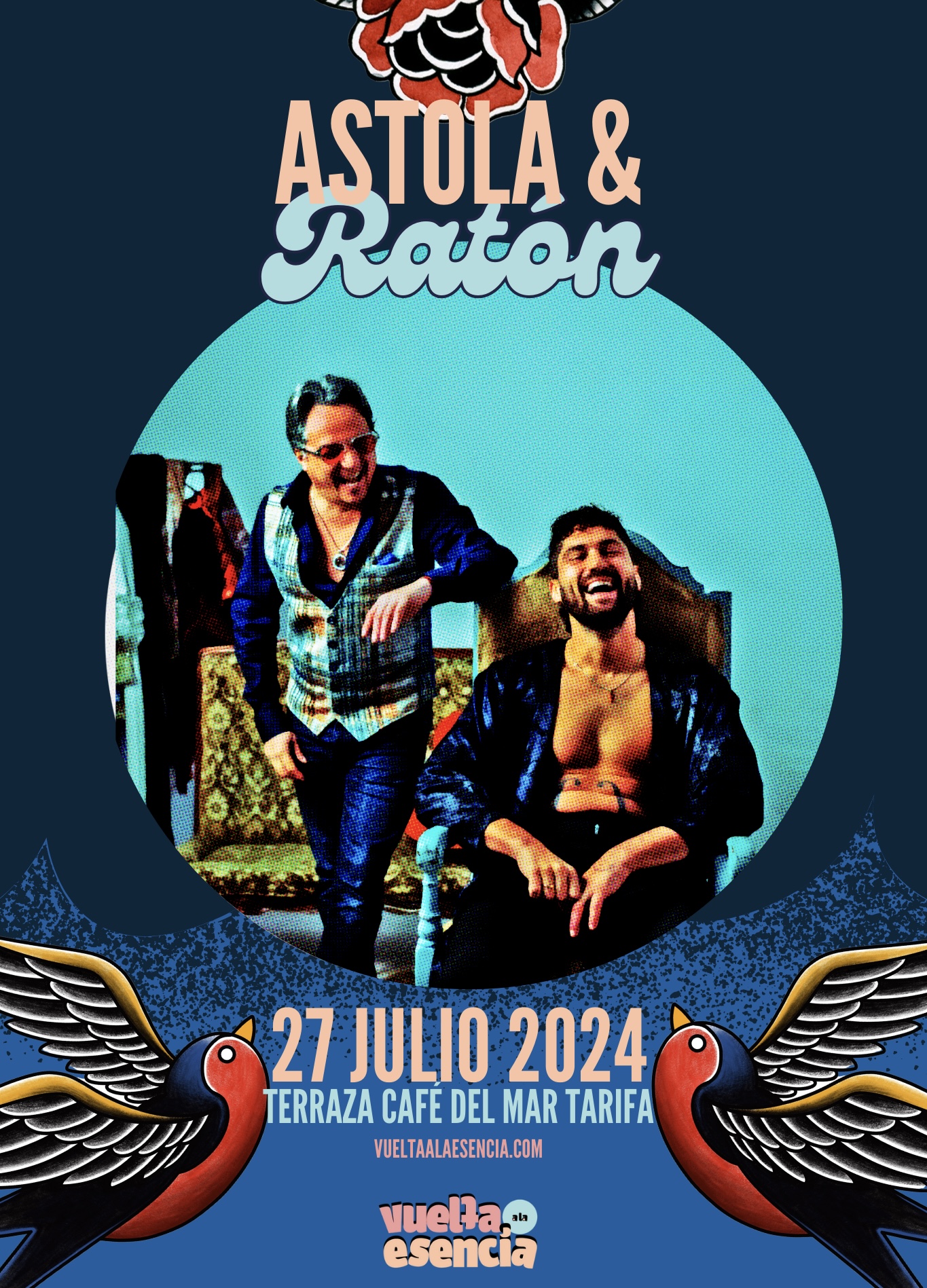 Fotografía promocional de Astola y Ratón en Tarifa | Vuelta a la Esencia