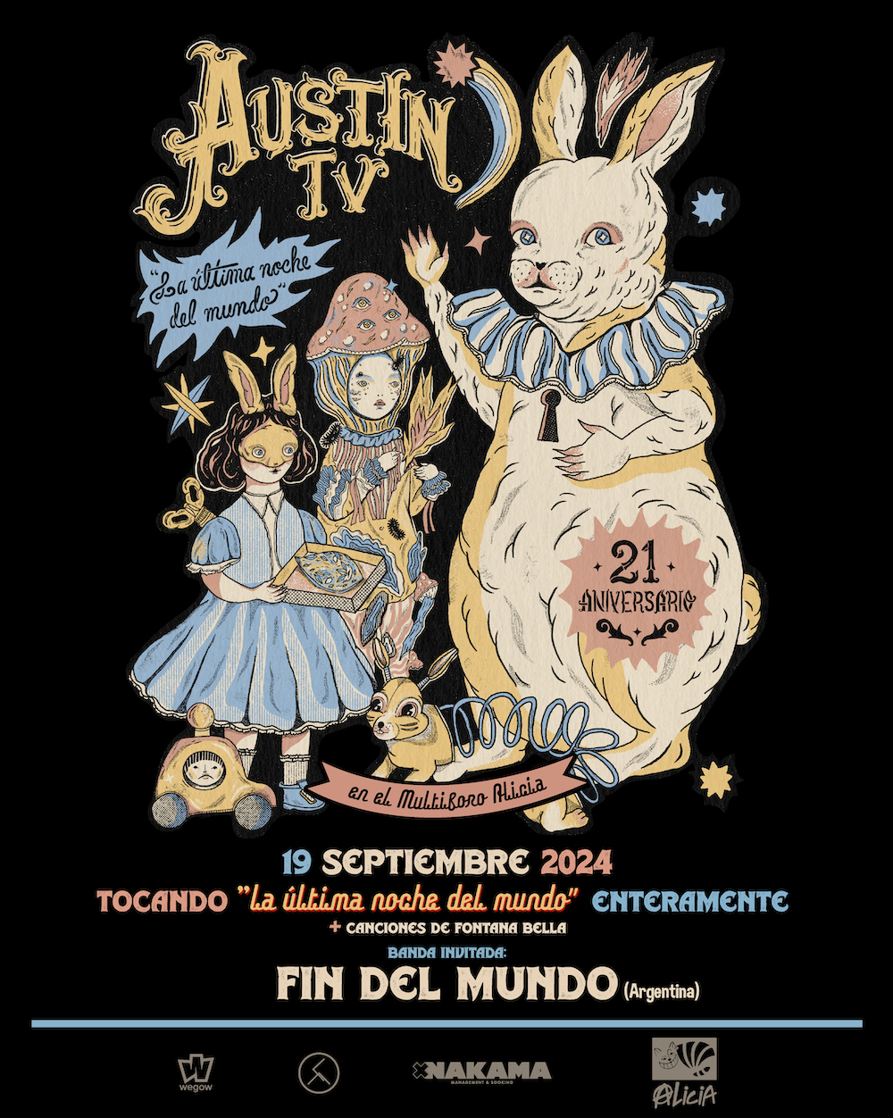Fotografía promocional de Austin TV “La última noche del mundo” - Día 1