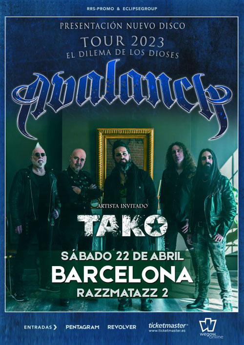 Fotografía promocional de Avalanch en Barcelona con Tako