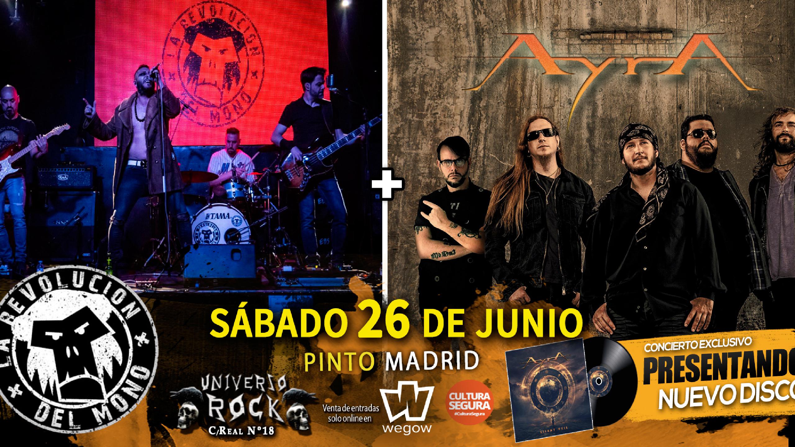 Fotografía promocional de Ayra & la Revolución del Mono en Fuenlabrada - Madrid - Hora Rock
