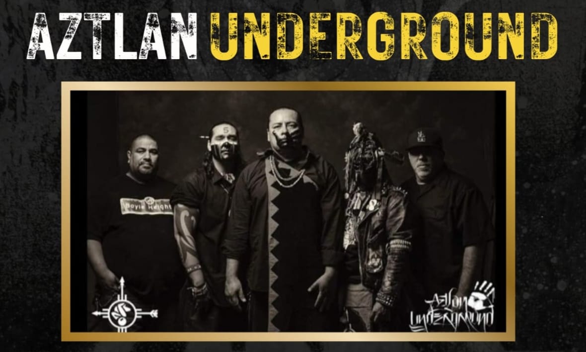 Fotografía promocional de Aztlan Underground