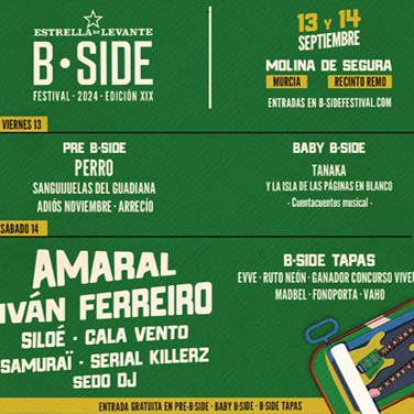 Fotografía promocional de B Side Festival 2024