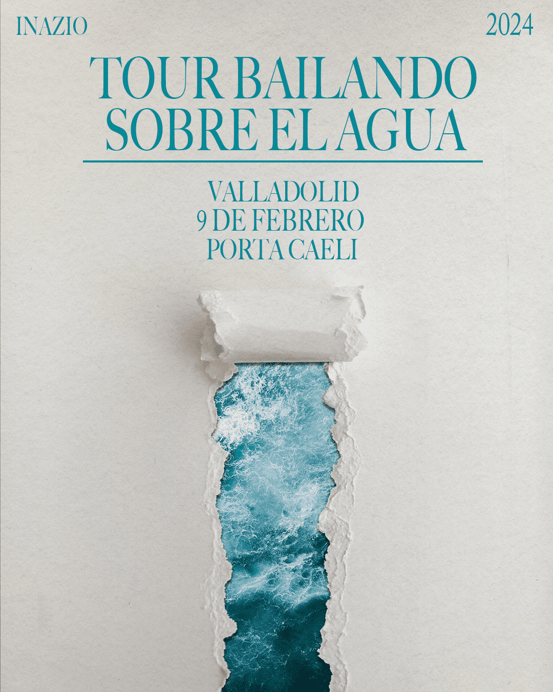 Fotografía promocional de Bailando sobre el agua, VALLADOLID.