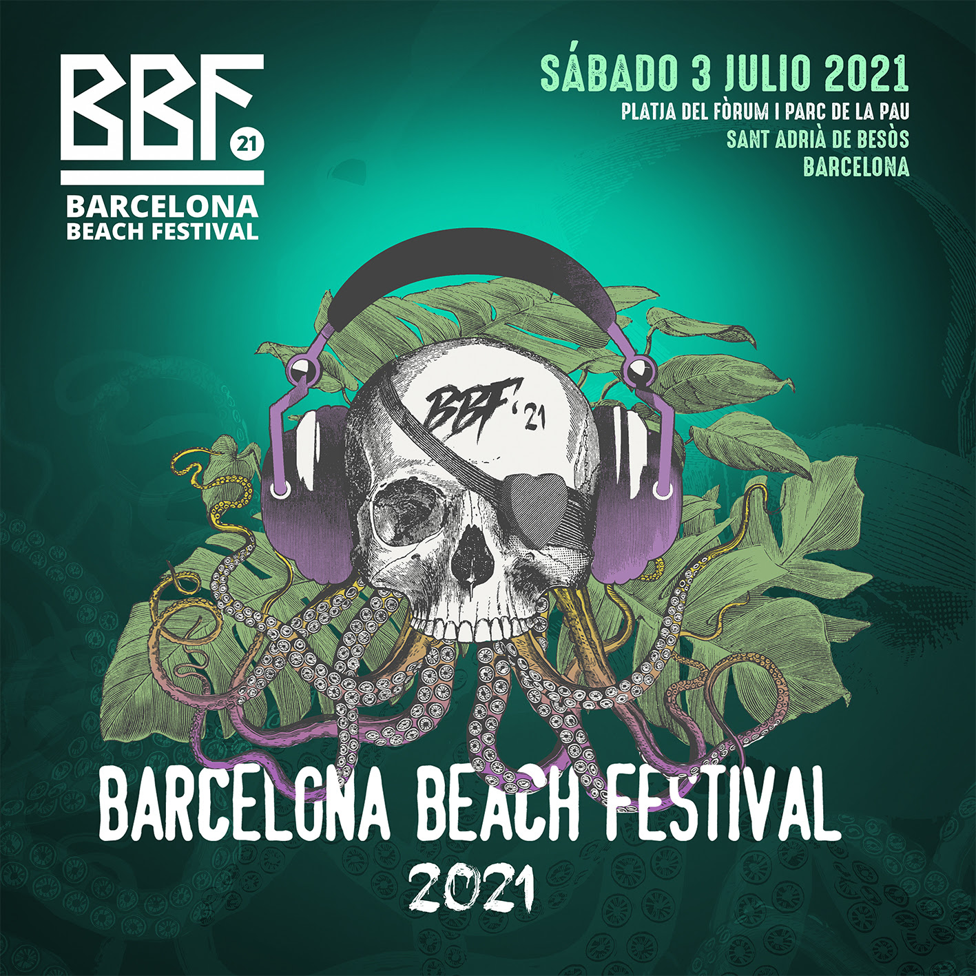 Fotografía promocional de Barcelona Beach Festival 2021