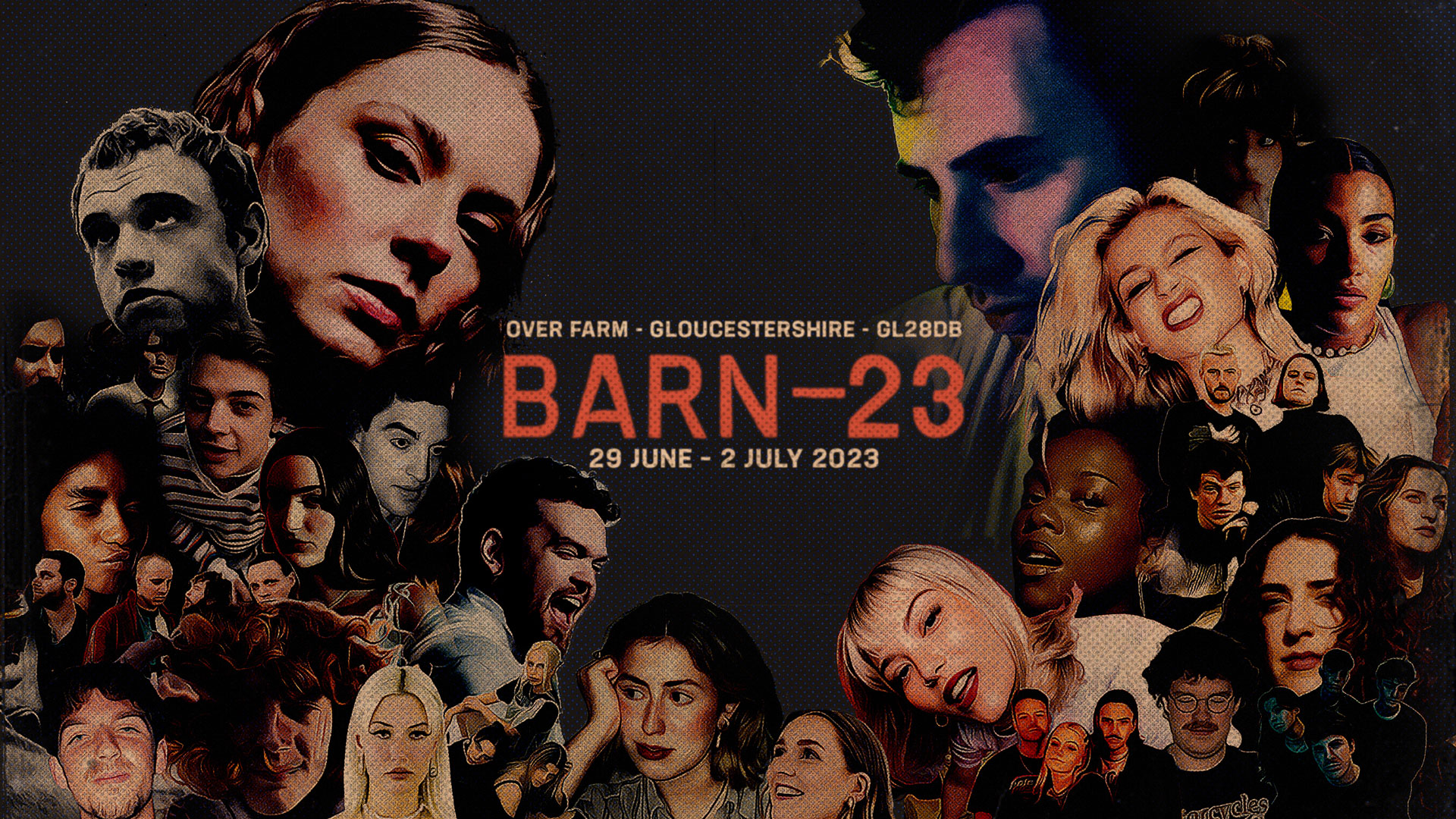 Promotional photograph of Barn on the farm Festival 2023.