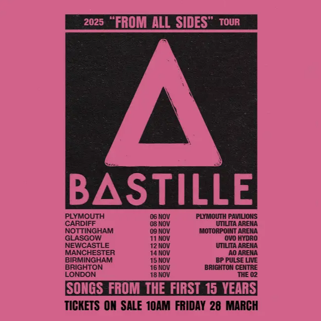 Promofoto von Concierto de Bastille en Birmingham.