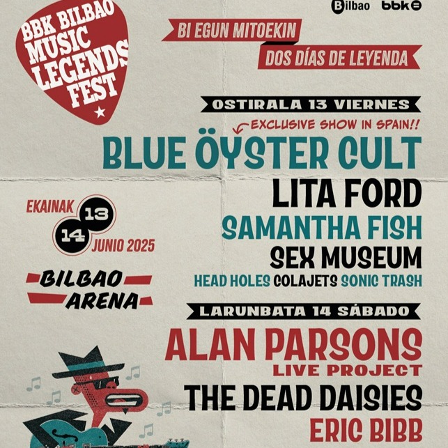 Fotografia promozionale di BBK Bilbao Music Legends Fest 2025.