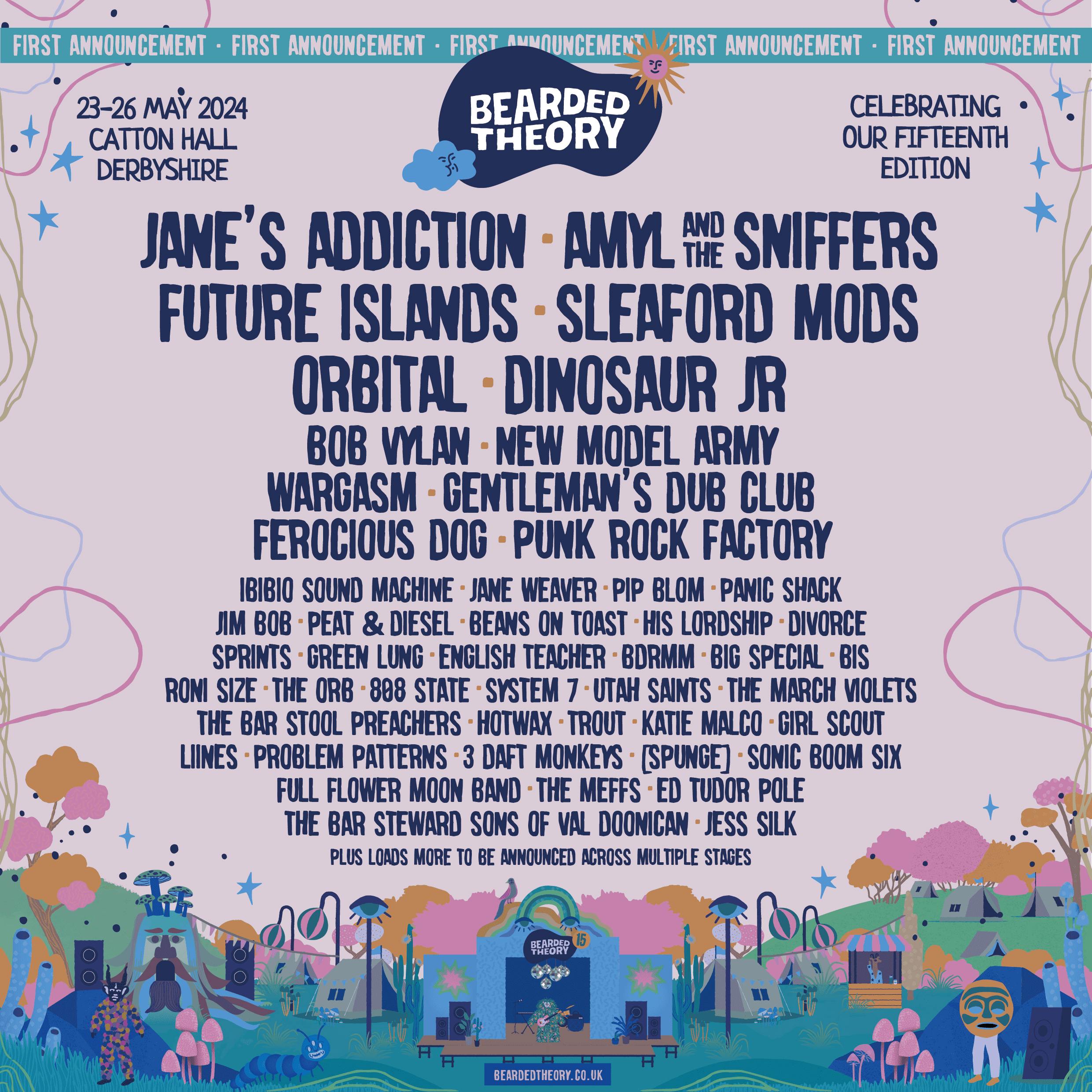 Fotografía promocional de Bearded Theory 2024