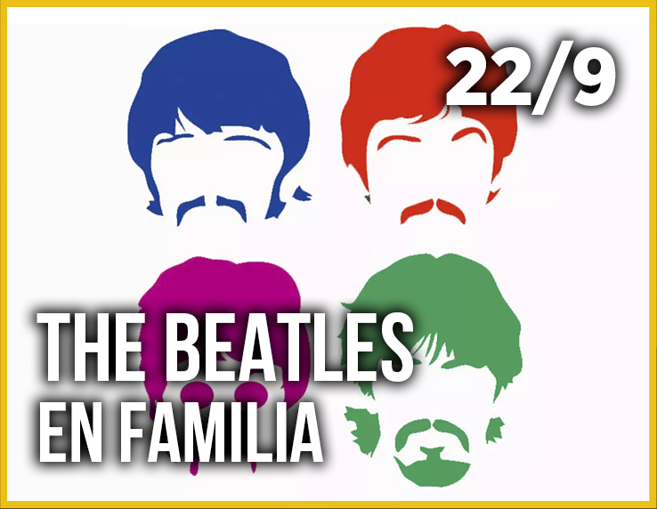 Fotografía promocional de Beatles en Familia