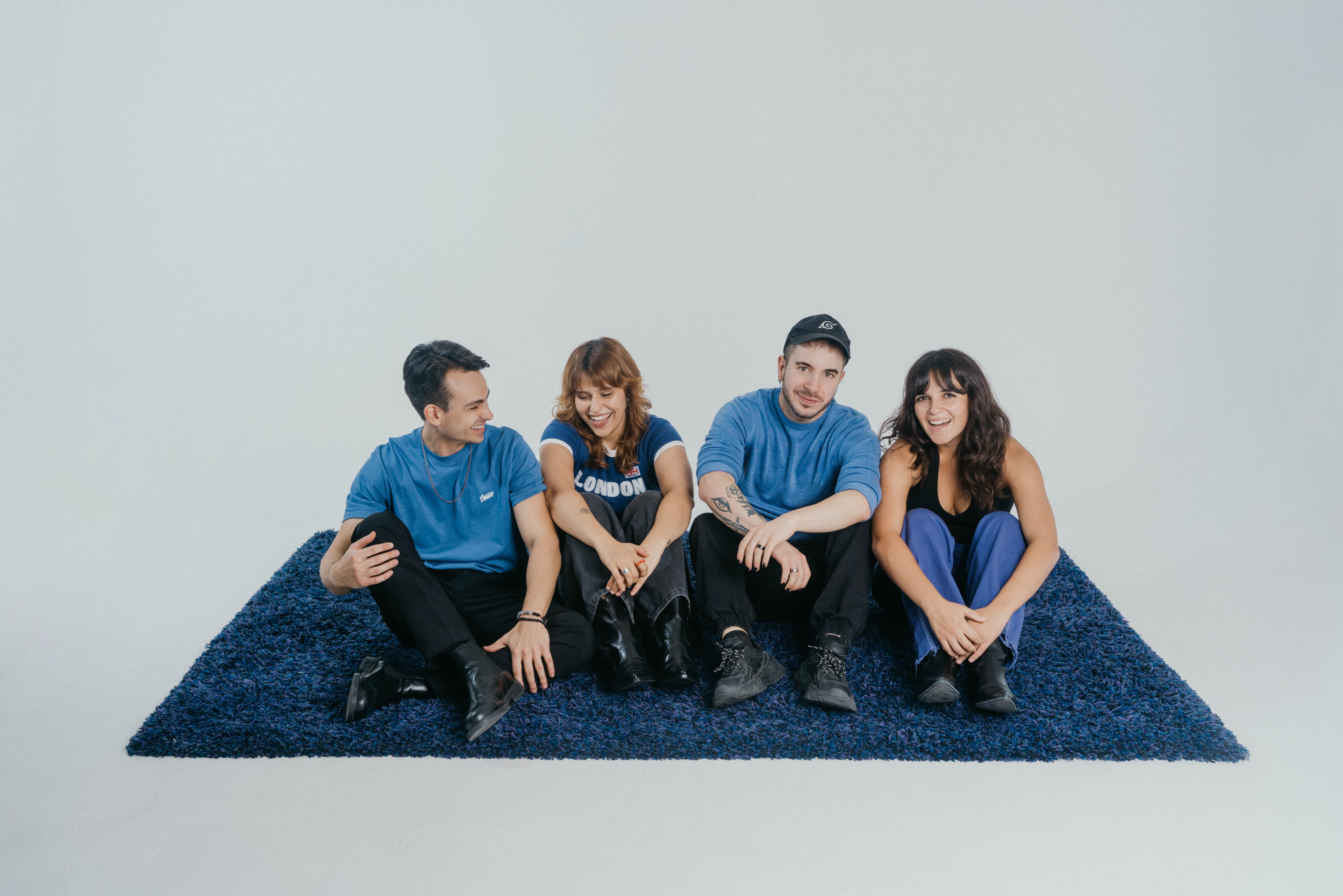 Fotografía promocional de Bechamel en Madrid (Presentación Disco)