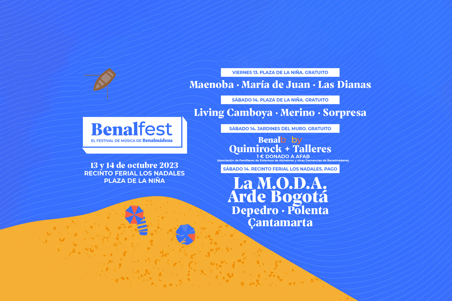 Fotografía promocional de Benalfest 2023