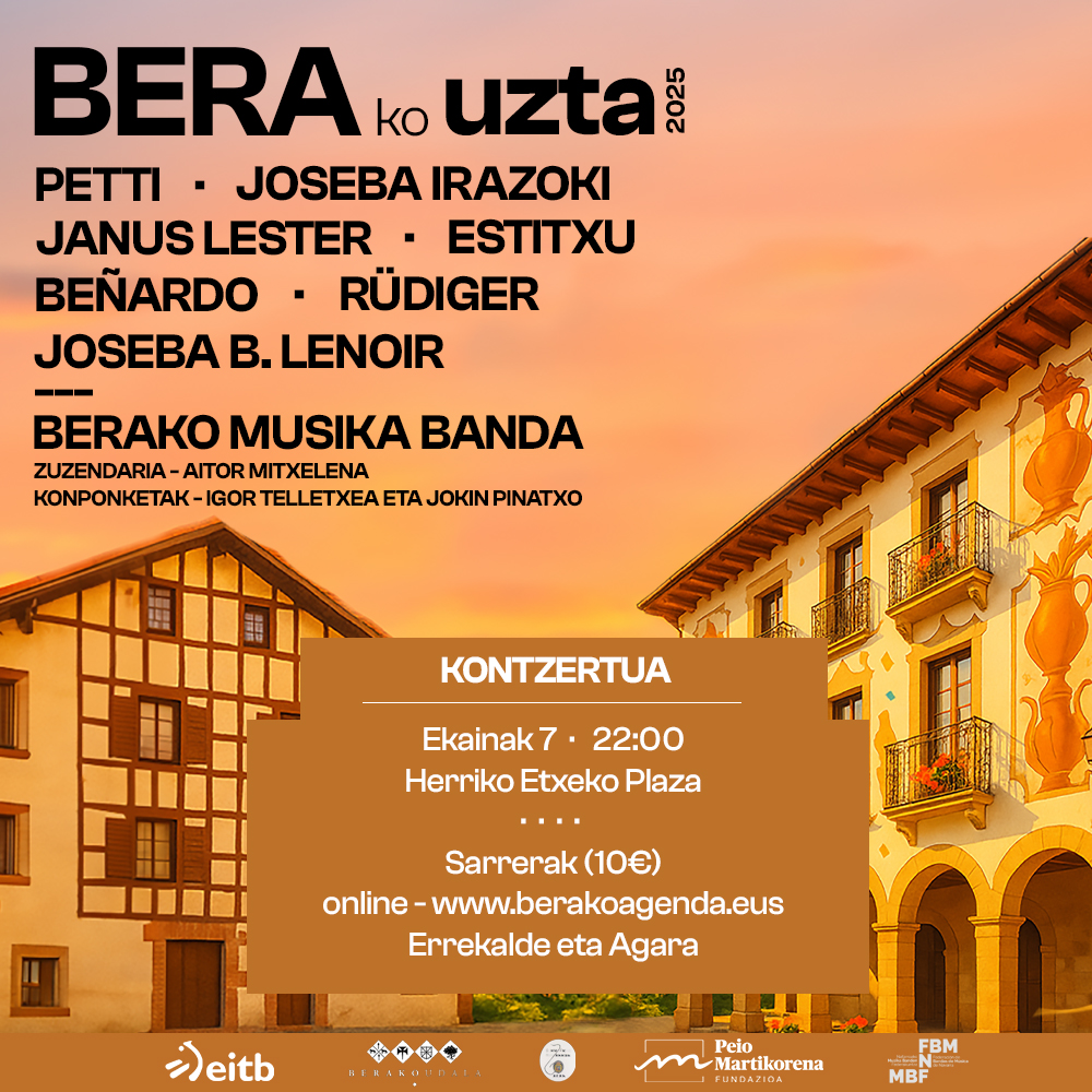 Fotografía promocional de BERAKO UZTA 2025