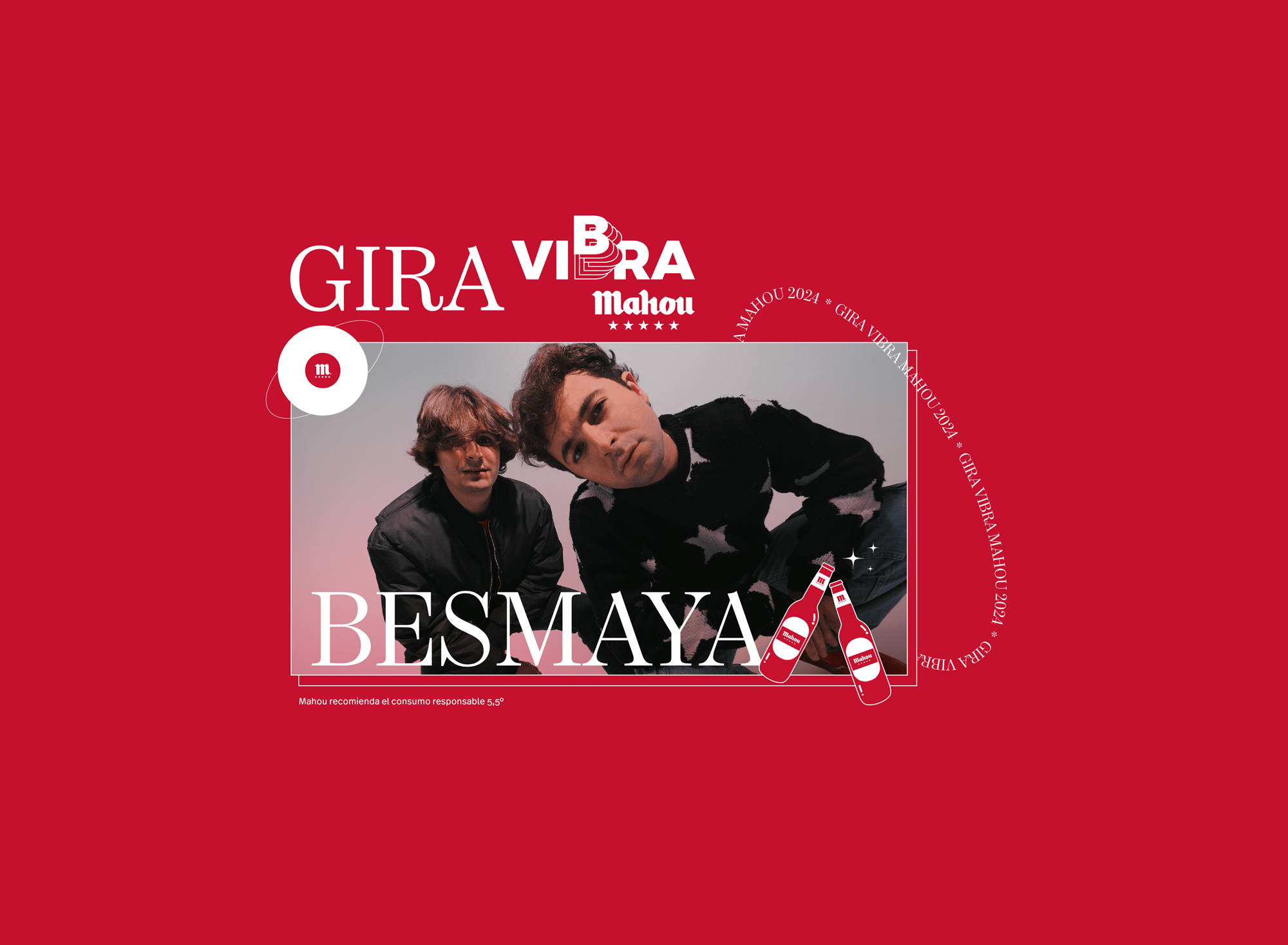 Fotografía promocional de Besmaya en Oviedo | Gira Vibra Mahou