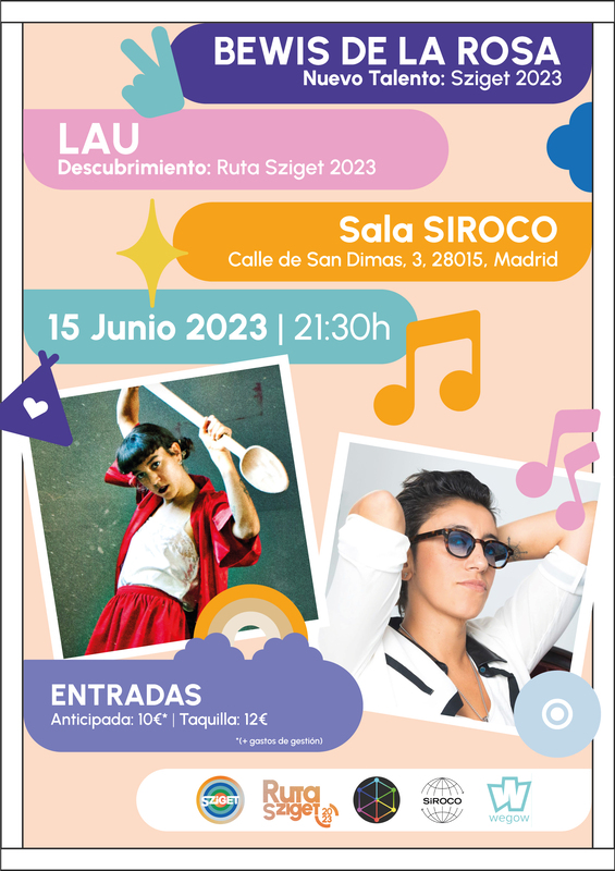Fotografía promocional de BEWIS DE LA ROSA + LAU en MADRID | Ruta Sziget 2023 | Talentos 2023 ES / LATAM