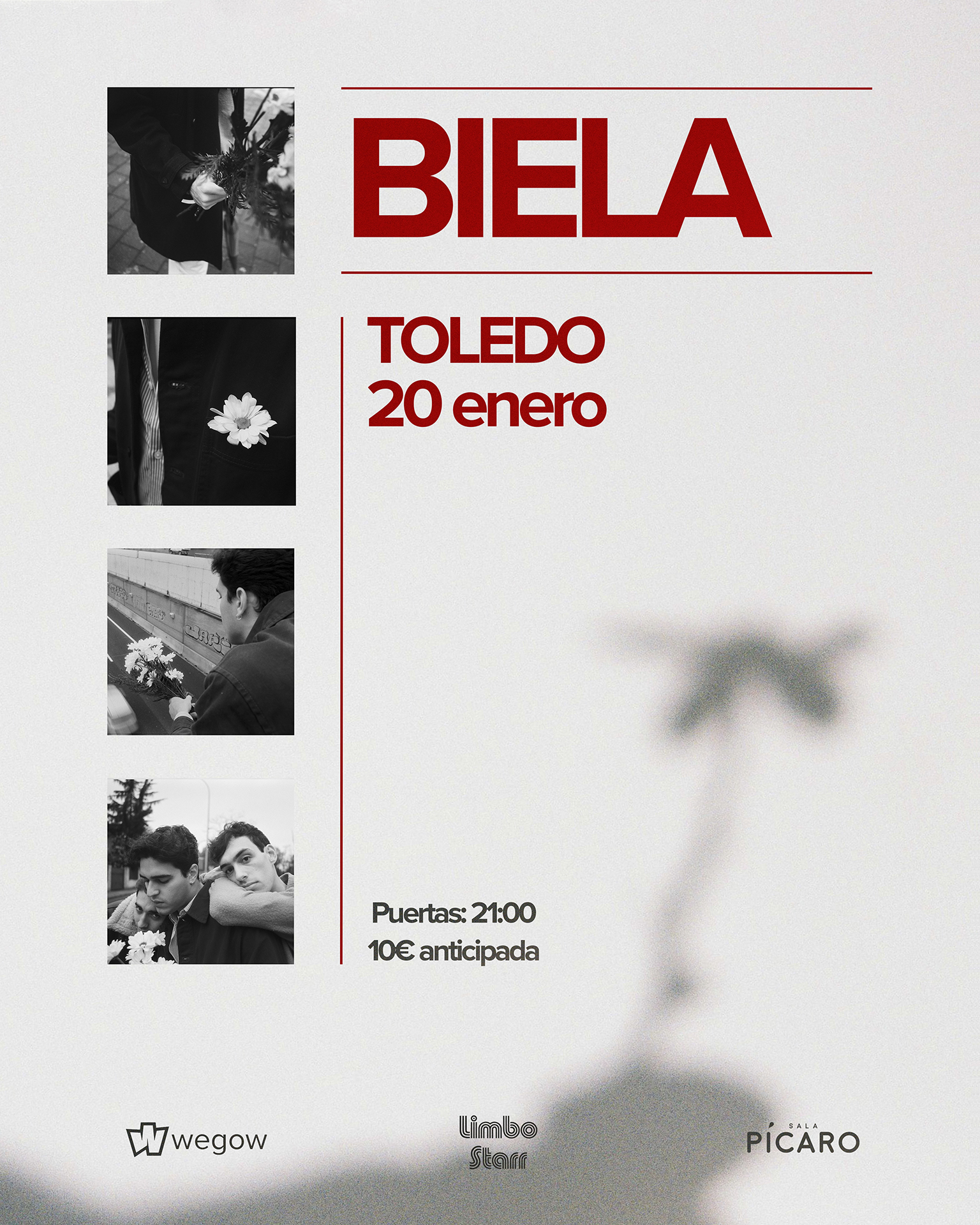 Fotografía promocional de BIELA en Toledo (Sala Pícaro)