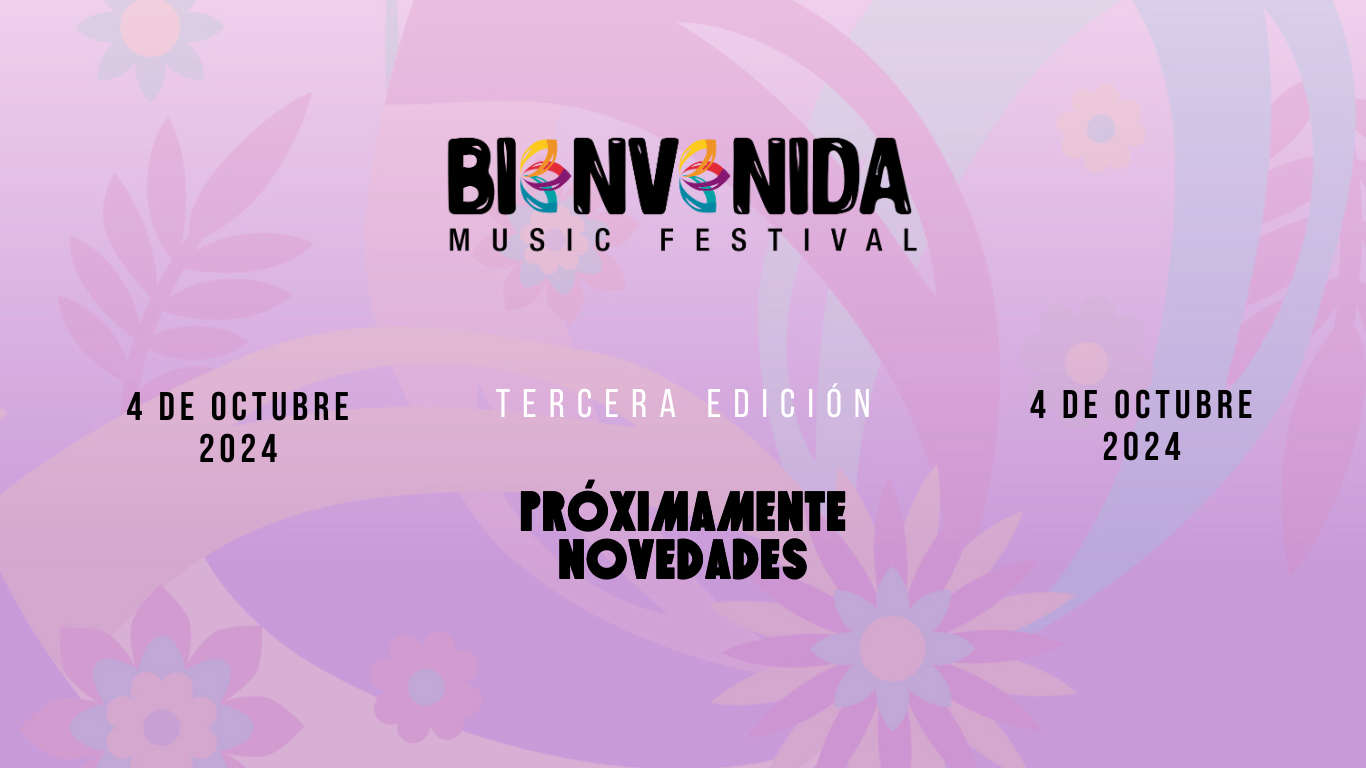 Fotografía promocional de Bienvenida Music Festival 2024