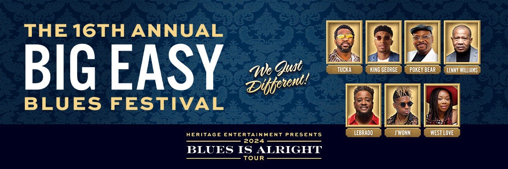Promotional photograph of Big Easy Blues Festival 2024.